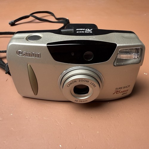 Canon Sure Shot 76 Zoom Point & Shoot 35mm Film Camera WORKS - Picture 3 of 11
