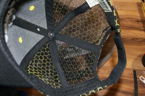 Unico Yenoh, miele scritto all'indietro, cappello camionista berretto a sfera rete cotone Bretmor - Foto 8 di 10
