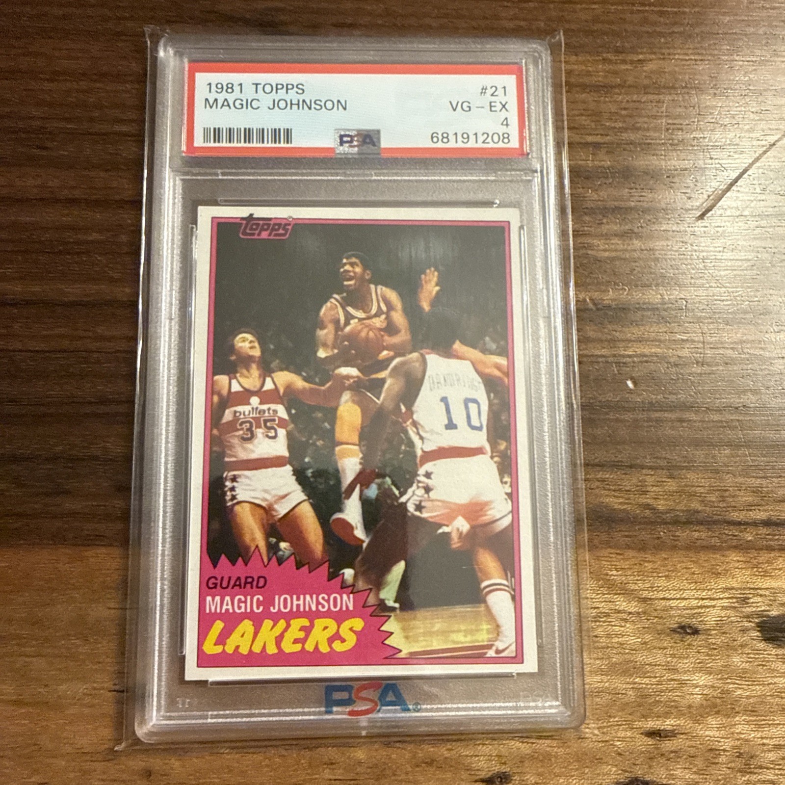 1981-82 Topps Magic Johnson #21 PSA 4 HOF