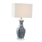  JYL5046A May 28" Ceramic/Crystal LED Lamp Traditional for Bedroom, Living 