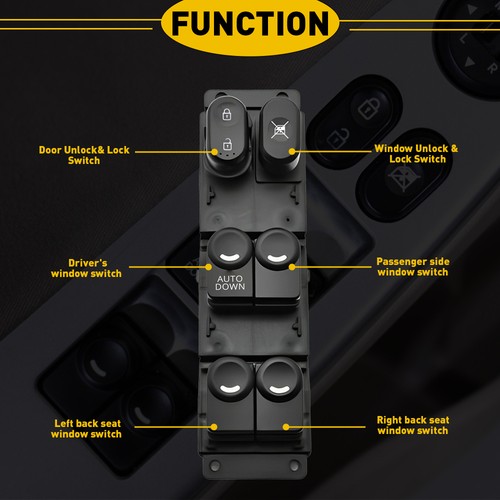 Interruptor maestro de ventana eléctrica automático para Hyundai Accent 93570-1R111 2010 2011-2017 - Imagen 5 de 17