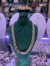 Luxury 18k Gold Plated Necklace Bracelet for Women Stylish Chain Jewelry Gift