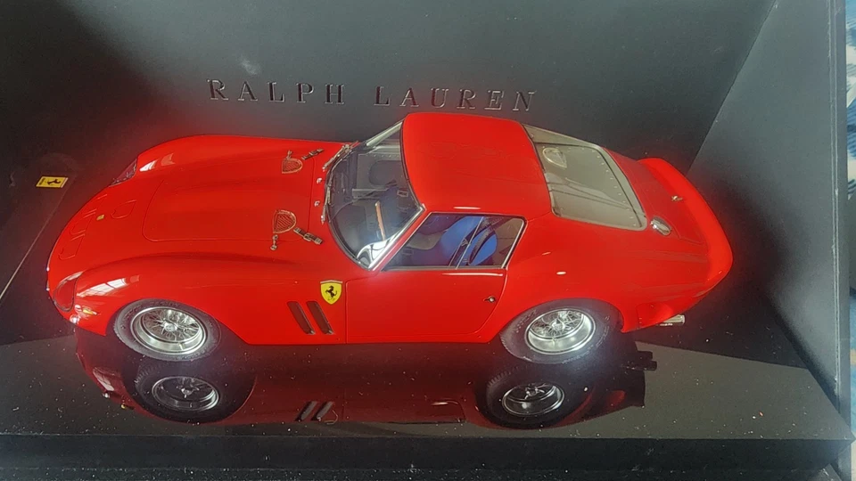 Amalgama Ferrari 250 Gto 1962 Colección Ralph Lauren Modelo Escala 1:18 con Certificado de Autenticidad Foto 3 de 4