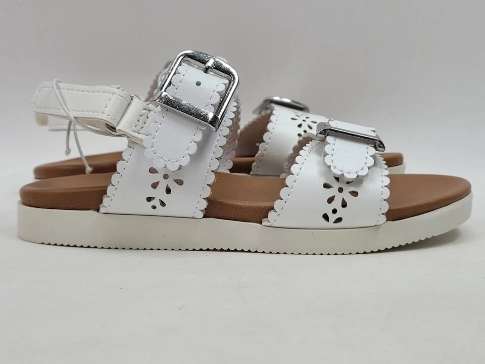 Sandalias It`s Sugar Lil Rollo blancas talla 10M para niñas pequeñas Foto 4 de 4