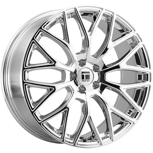 18x8 Touren TR76 Chrome Wheel 5x120 (35mm) - Picture 1 of 5