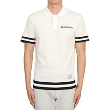 HORN GARMENT Mens Golf Polo Knit HCM 3A AB03 WHITE 57650763