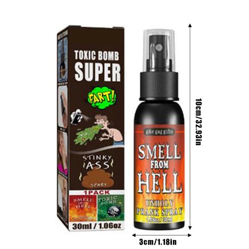Fart Spray Fake Poop Smelling Hilarious Gag Gifts & Pranks for Adults or Kids - Imagen 4 de 16