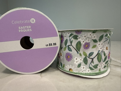 10 FRÜHLING SOMMER Ostern Band 1,5" & 2,5" Celebrate it Hase Schmetterlinge Blume - Bild 6 von 6