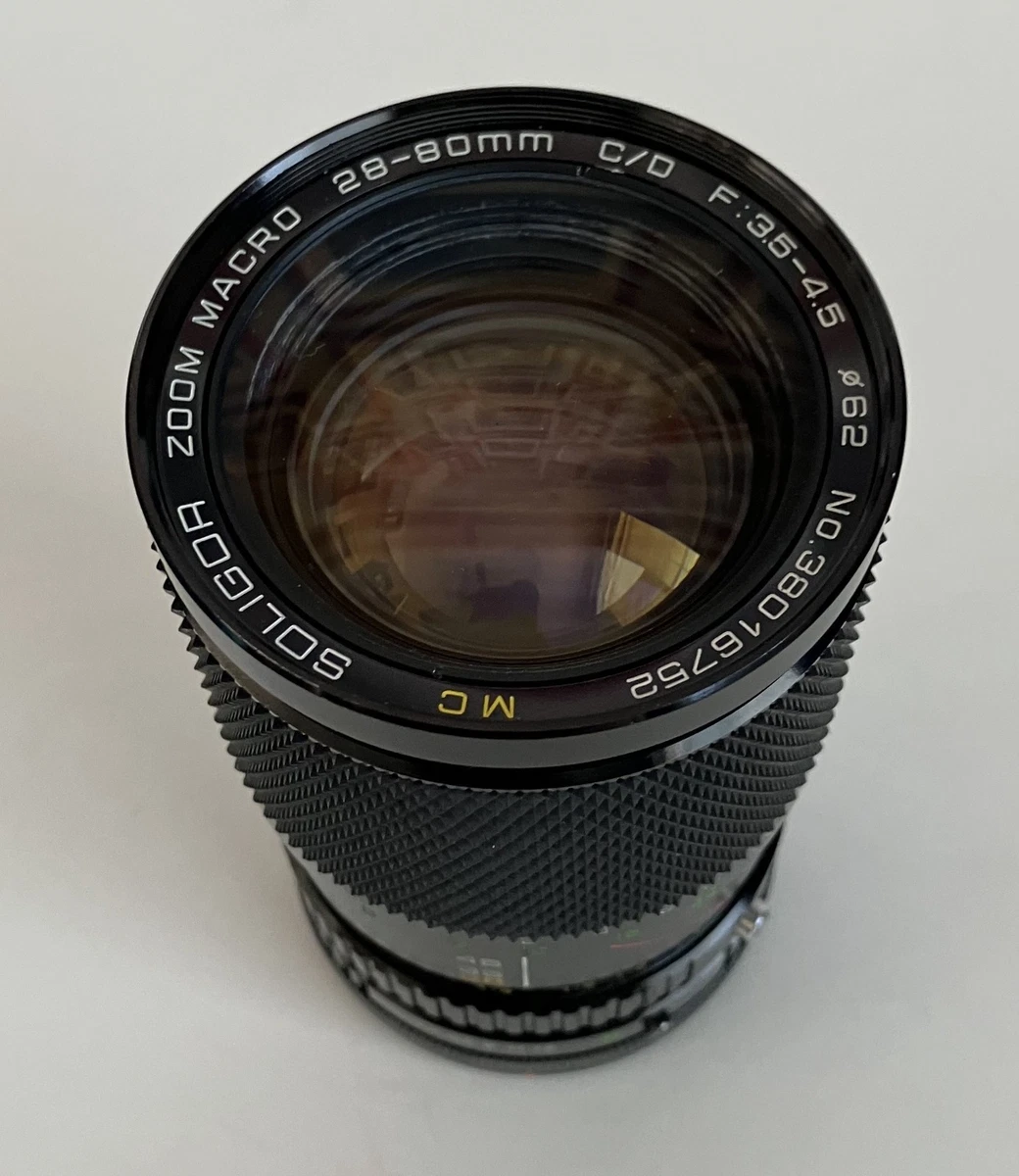 Zoom 28-80mm SICOR Pour Micro 4/3 - F/2.8-4, Monture Manuelle, Pour Panasonic Lumix Olympus OM-D
