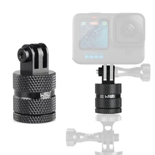 Aluminum 1/4 inch 20 Camera Mount, 360 Degree Rotation Tripod Adapter Fits Go...