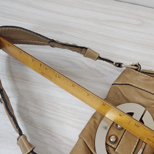 Guess Patchwork Leather Purse Hobo Vintage 90's Y2K Shoulder Bag G Monogram - Picture 15 of 18