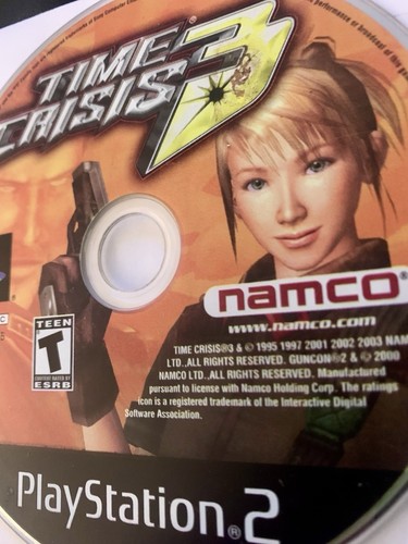 Time Crisis 3 (Sony PlayStation 2, 2003) - Solo disco testato ottime condizioni - Foto 2 di 7