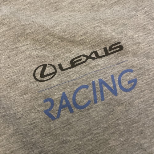 Signed! Vintage LEXUS RACING Toyota Supercar Team T-Shirt Gray Shirt Large - Picture 6 of 8