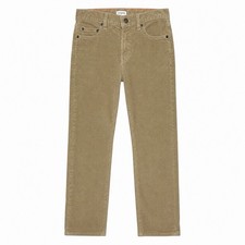 Crewcuts Kids Corduroy Pants Tan Khaki Stretch Slim Straight Size 10 Meas. 26x26