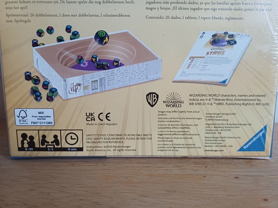 Ravensburger Harry Potter Strike Dice Game, New/Sealed - Wizarding World - Image 4 of 4