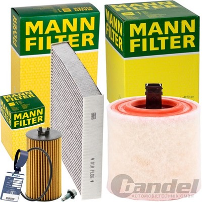 MANN FILTER INSPEKTIONSPAKET passend für OPEL ASTRA K 1.6 CDTI+TURBO AB 06.2015