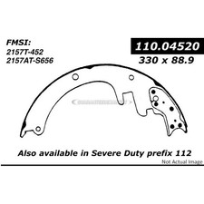 For Chevrolet C30 Pickup GMC C3500HD C3500 Centric Rear Brake Shoe Set CSW