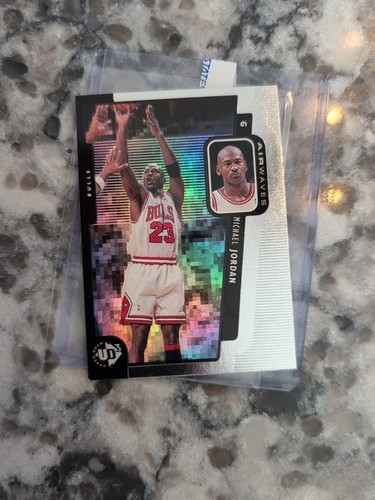 SAMPLE RARE Michael Jordan 2 Card Lot Acetate/Clearly & Holo - Picture 4 of 24
