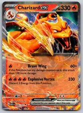 Charizard ex 006/165 SV: Scarlet & Violet 151 NM Pokemon Card TCG