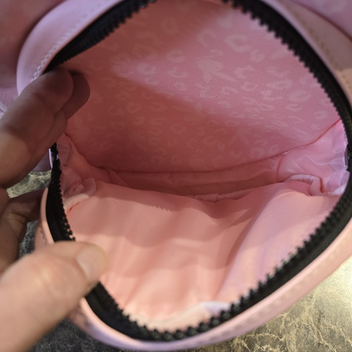 Pink Cheetah print design Mini Backpack Playboy Bunny Bag EUC - Picture 5 of 8