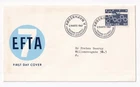 STAMP DENMARK "KOBENHAVN" "7 EFTA" 1967 FDC ENVELOPE