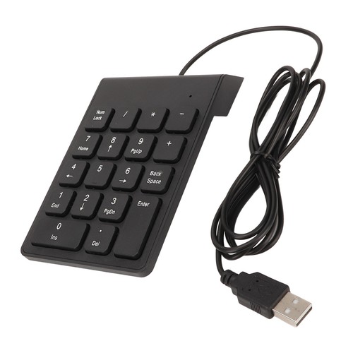 Wired Number Pad 18 Keys Ergonomic USB Plug And Play Quiet Typing Mini Numeri CB - Bild 16 von 33