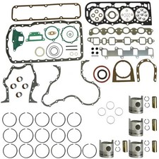 Engine Rebuild Kit - Less Bearings - Standard Pistons Fits Ford 6600 6610 6710