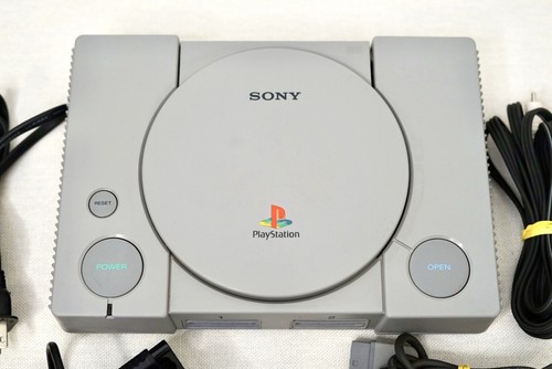 Sony PlayStation 1 PS1 Original Spielekonsole Bundle OEM Controller Kabel, Schön! - Bild 3 von 16