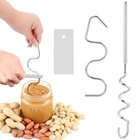2 Pcs Peanut Butter Stirrer, 1 Pcs Peanut Butter Stirrer Tool for Most Powere...