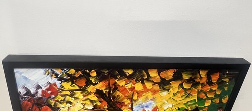 LADY IN RED - PALETTE KNIFE OIL PAINTING ON CANVAS BY LEONID AFREMOV - Imagen 7 de 12