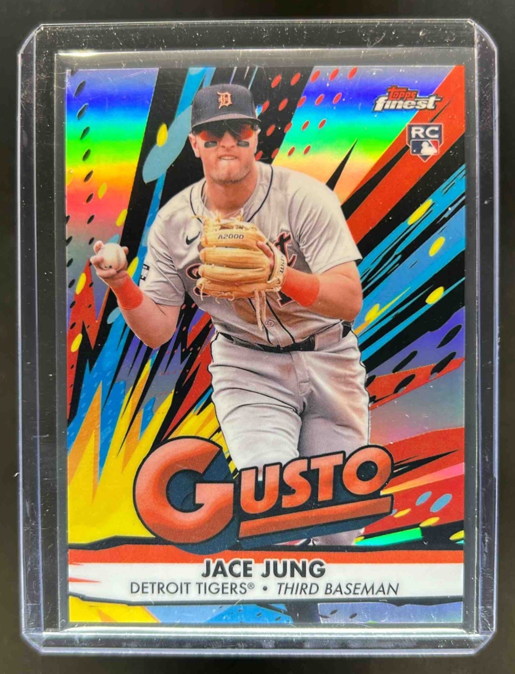 2025 Finest Jace Jung Gusto RC Rookie #G-29 Tigers