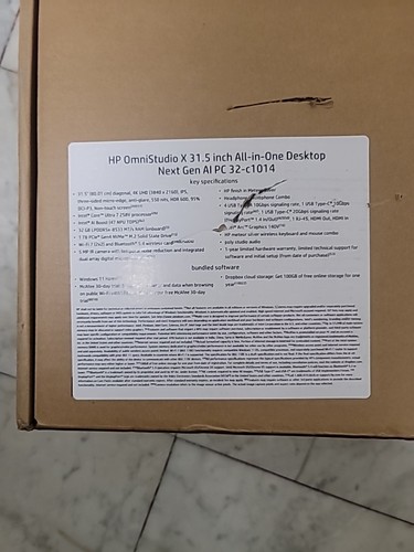 31.5" HP OmniStudio X All-in-One Next Gen Intel Core Ultra 7 258V 32GB RAM 1TB - Bild 5 von 6