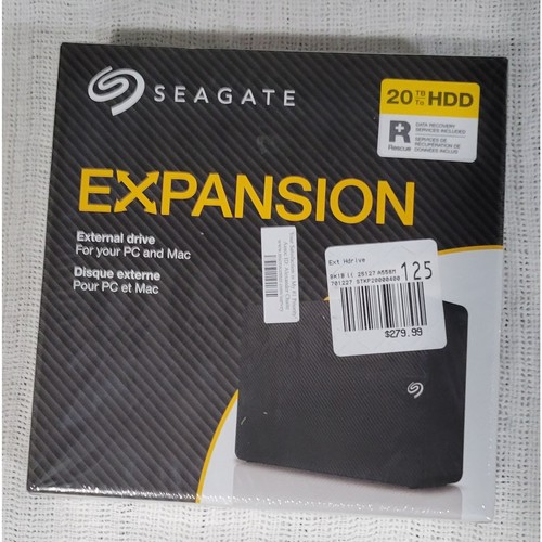 Seagate Expansion 20TB Desktop USB 3.2 External Hard Drive | New Sealed