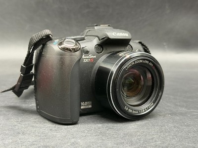 Canon PowerShot SX1 IS Digitalkamera Schwarz 20x Zoom 10 MP CMOS