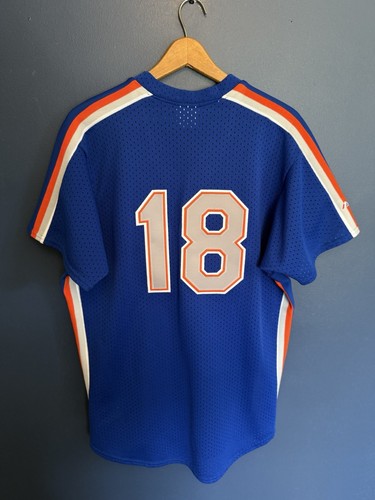 Vintage 80’s Majestic MLB New York Mets Darryl Strawberry Stitched Jersey Size L - Bild 4 von 4