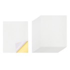 15 Sheets Printable Vinyl Sticker Paper for Inkjet Printer, White