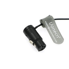 Uonecn Audio Cable Low Profile 3 Pin XLR-Male-to-Female-Cable for-Microphones