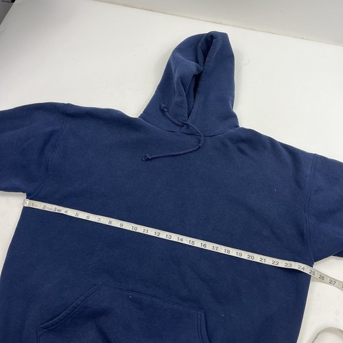 Vintage Russell Athletic Blue Pullover Hoodie Sweatshirt Size XL 90s Y2K - Bild 7 von 8