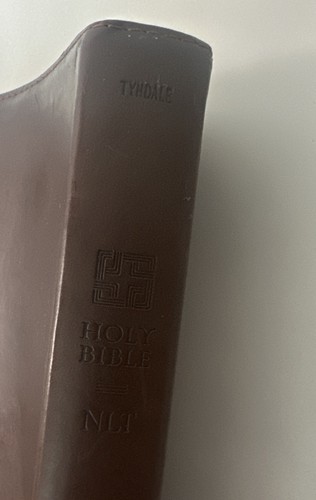 Heilige Bibel: New Living Translation, braun/hellbraun lederähnlicher Einband, Großdruck - Bild 3 von 5