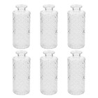  6pcs Small Glass Vase: Bud Vases Bulk - Mini Flower Holder for Wedding