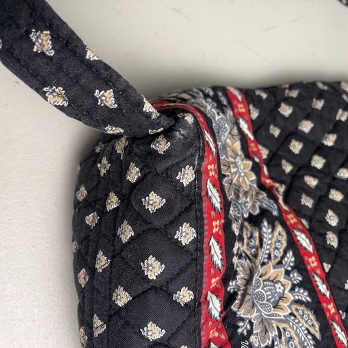 Zaino Vera Bradley vintage nero rosso floreale con coulisse 100% cotone ritirato - Foto 14 di 20