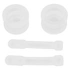 2 Sets Mortar and Pestle Set: Spice Crusher Bowl - Glass Grinding Tool - Garlic