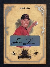 Jason Lane 2004 Diamond Kings DK Signatures Silver Auto /100 #71