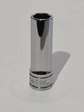NEW 🇺🇸 Snap-on Tools USA SAE 7/16" Deep 6-POINT 3/8 Drive Chrome Socket SFS141