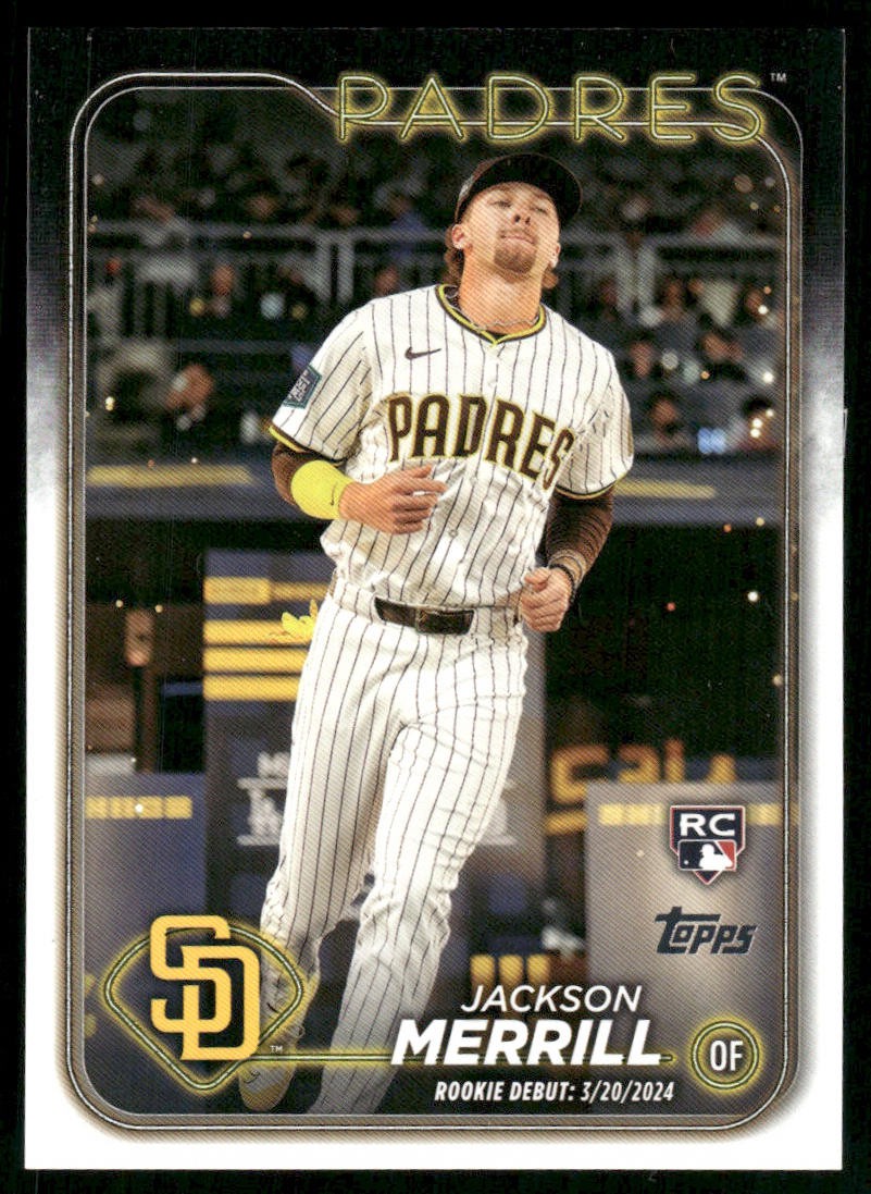 2024 Topps Chrome Update #USC57 Jackson Merrill Refractors San Diego Padres