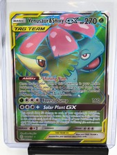 Pokemon - Venusaur & Snivy GX Full Art - 210/236 - Cosmic Eclipse - NM