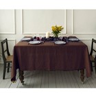 Country Table Cloth Kildare Chocolate Tablecloth Rectangle 150x300cm