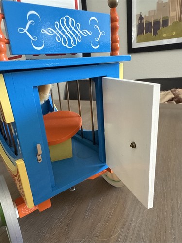 Steiff Golden Age Of The Circus Dicky Bear And Circus Wagon No Box Preowned Read - Picture 11 of 24