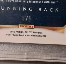 /5 2016 Panini Select Derrick Henry Green Prizm Rookie Titans Ravens FIELD LEVEL
