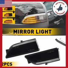 Dynamic Smoke LED Side Mirror Turn Signal Lights Fit 2019-23 Ford Ranger Lariat